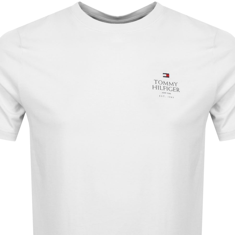 Tommy white tee hot sale
